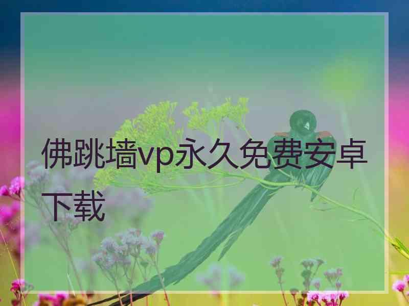 佛跳墙vp永久免费安卓下载