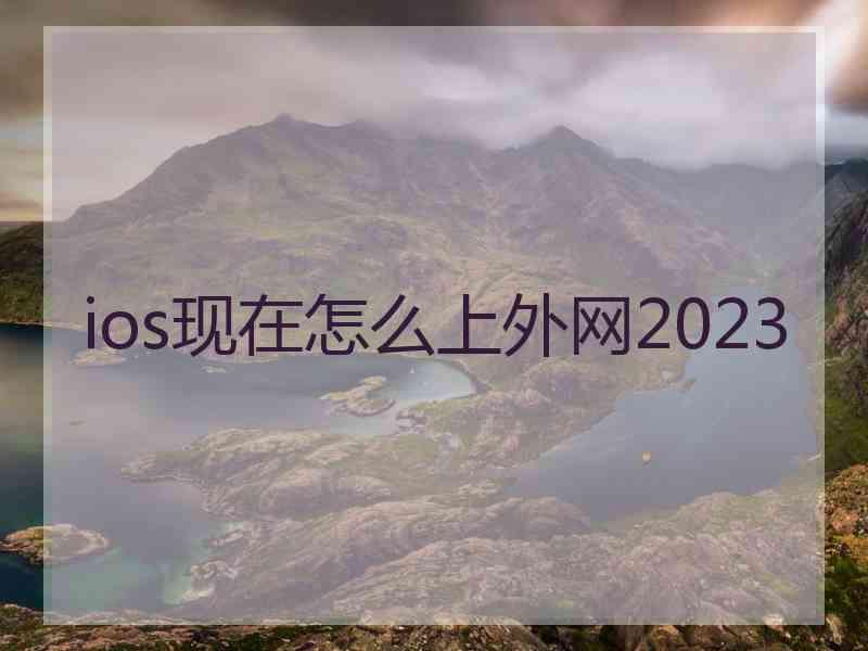 ios现在怎么上外网2023