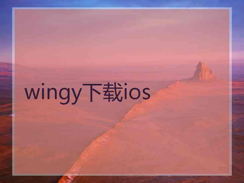 wingy下载ios