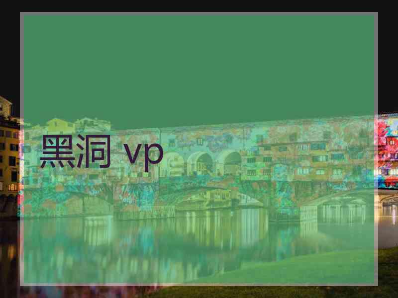 黑洞 vp