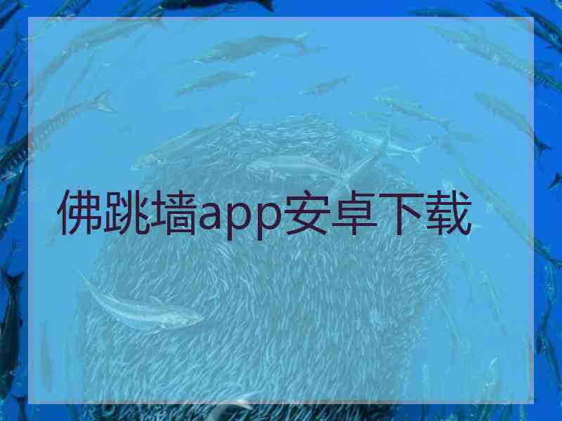 佛跳墙app安卓下载