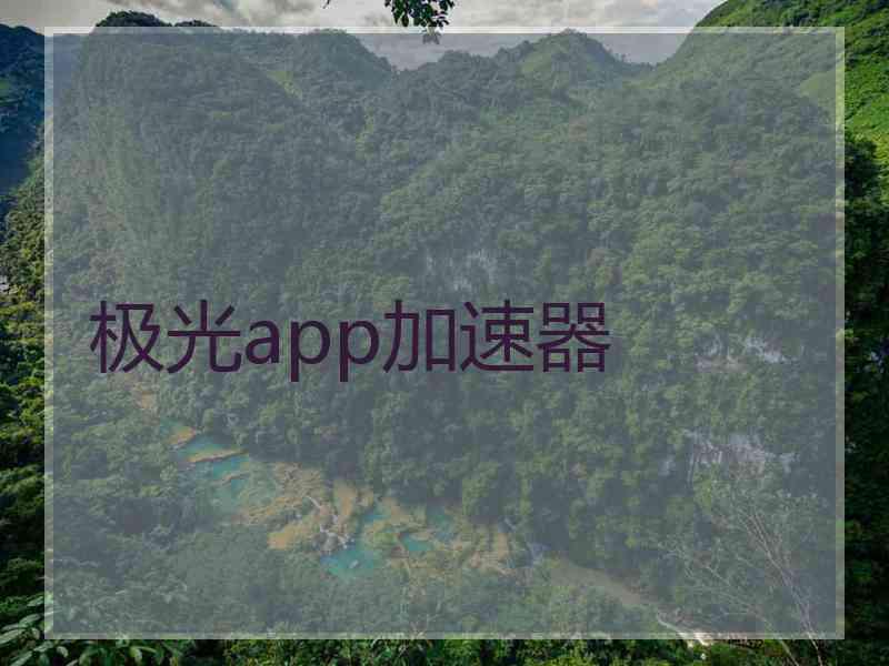 极光app加速器