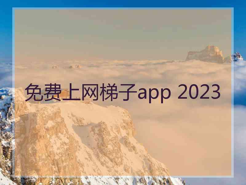 免费上网梯子app 2023