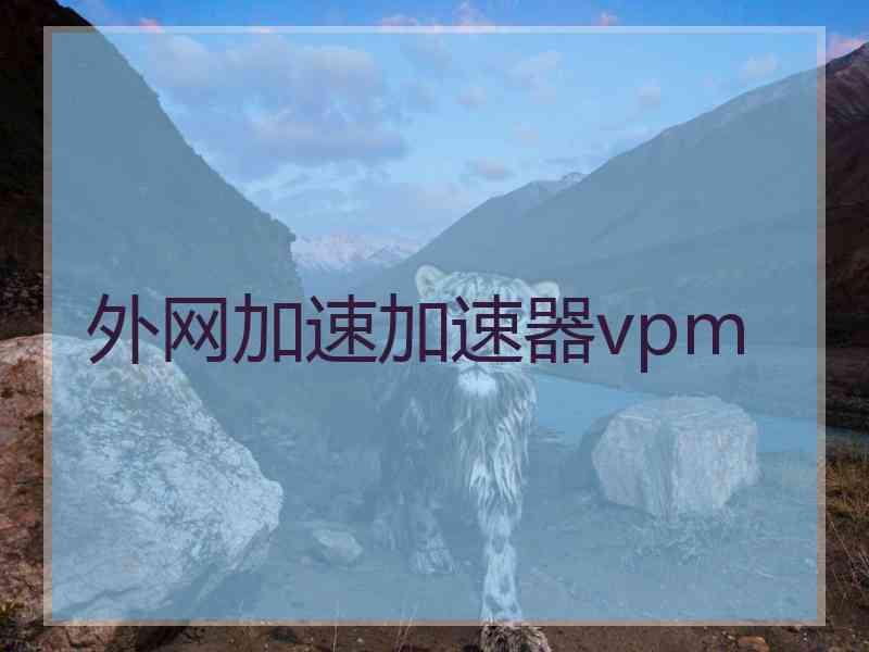 外网加速加速器vpm