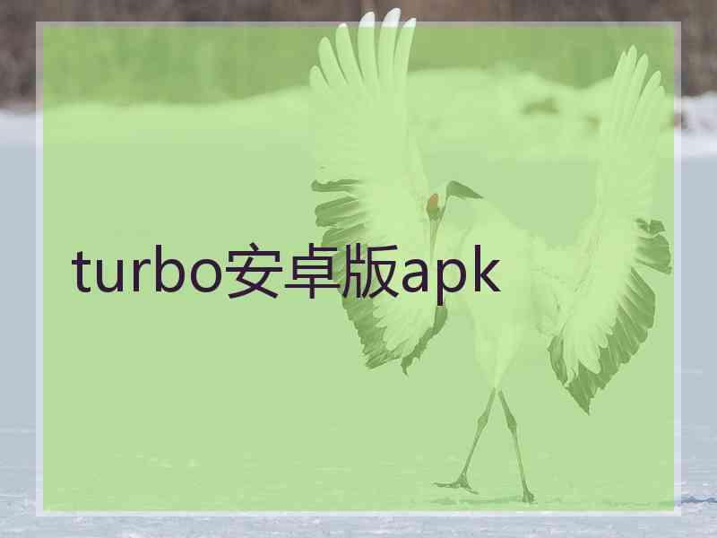 turbo安卓版apk