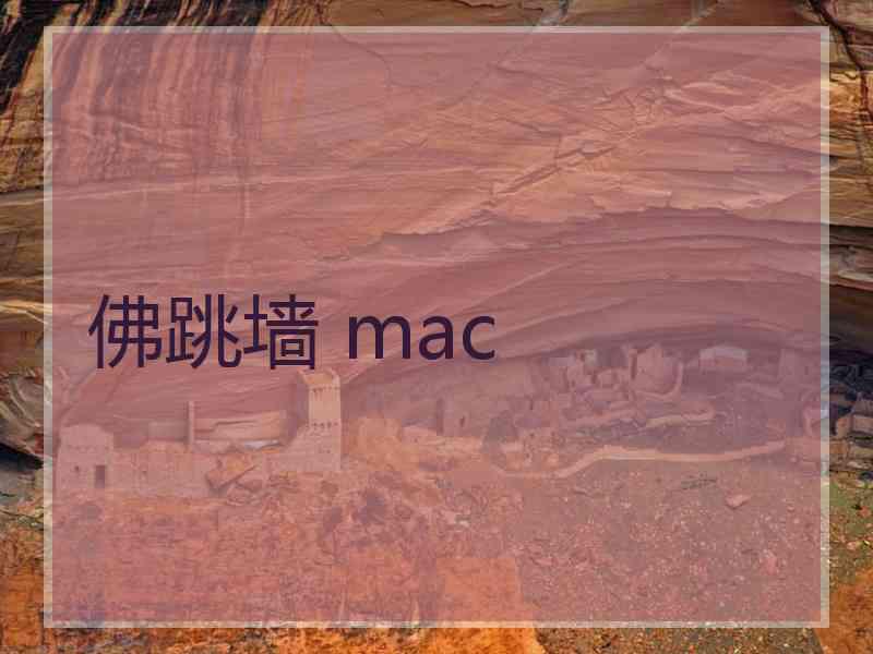 佛跳墙 mac