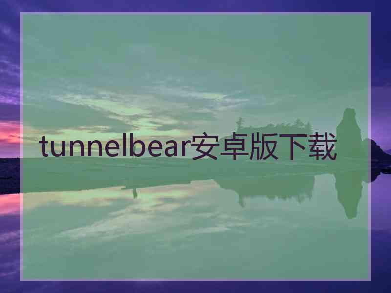 tunnelbear安卓版下载