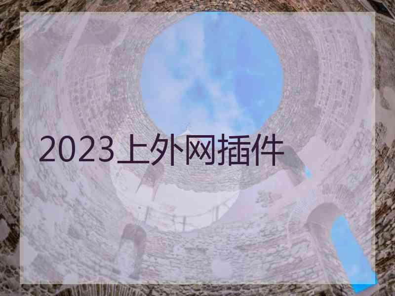 2023上外网插件