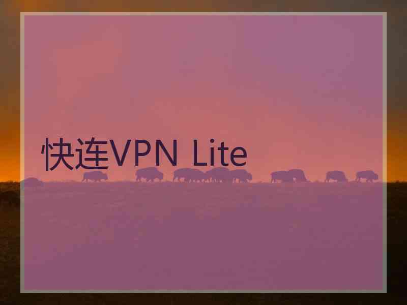 快连VPN Lite