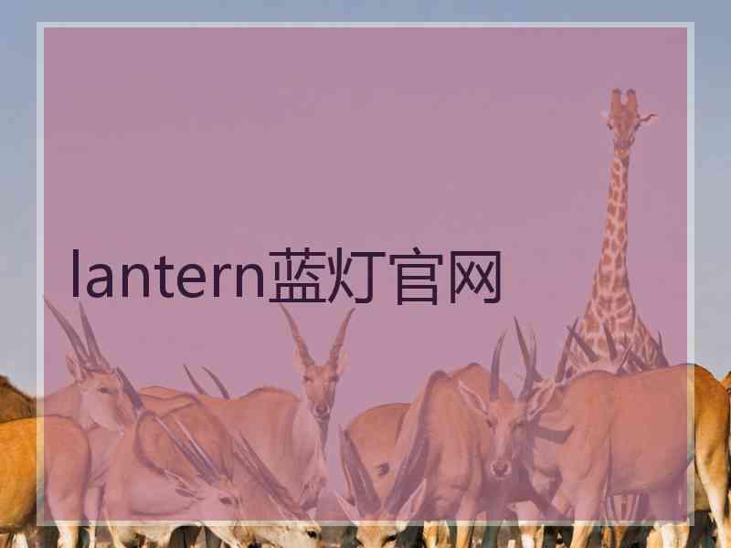 lantern蓝灯官网