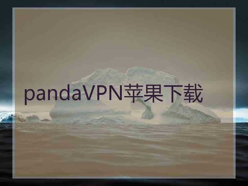 pandaVPN苹果下载