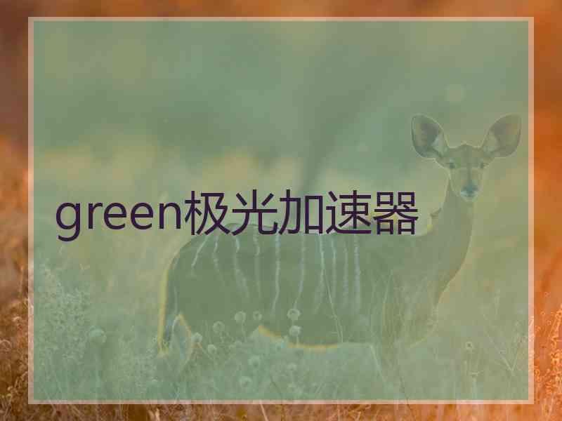 green极光加速器