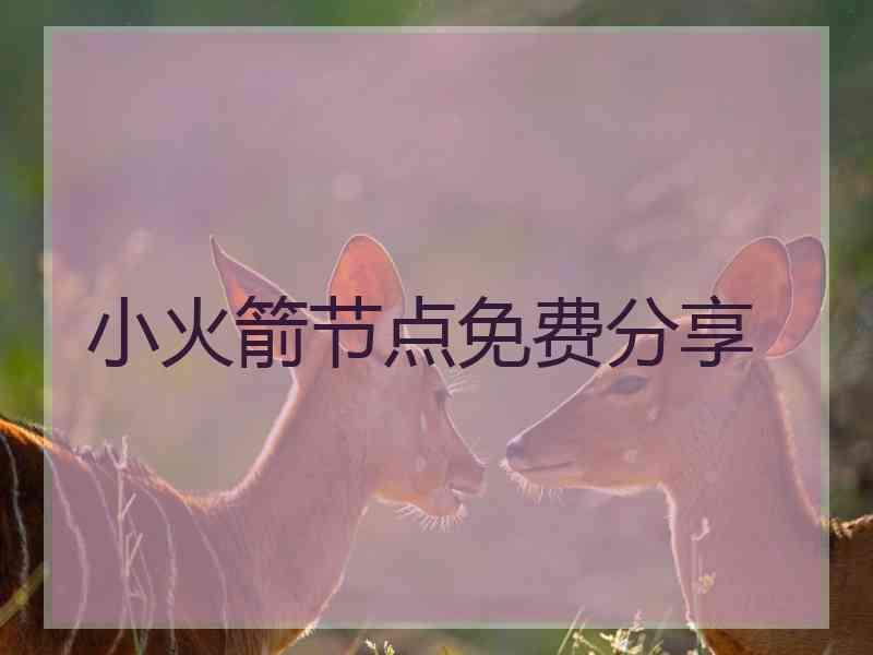 小火箭节点免费分享