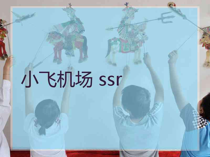 小飞机场 ssr