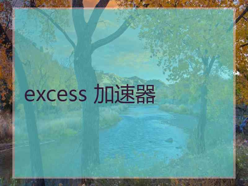 excess 加速器