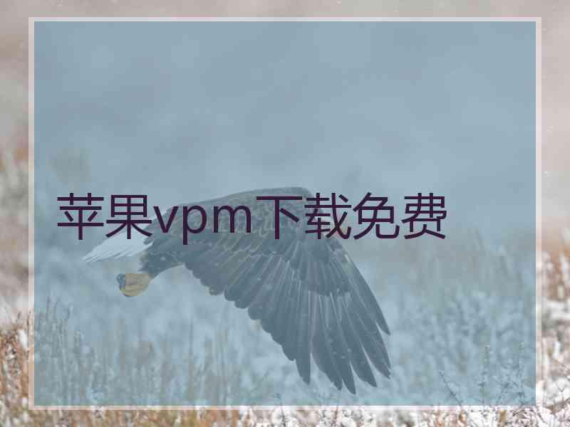 苹果vpm下载免费