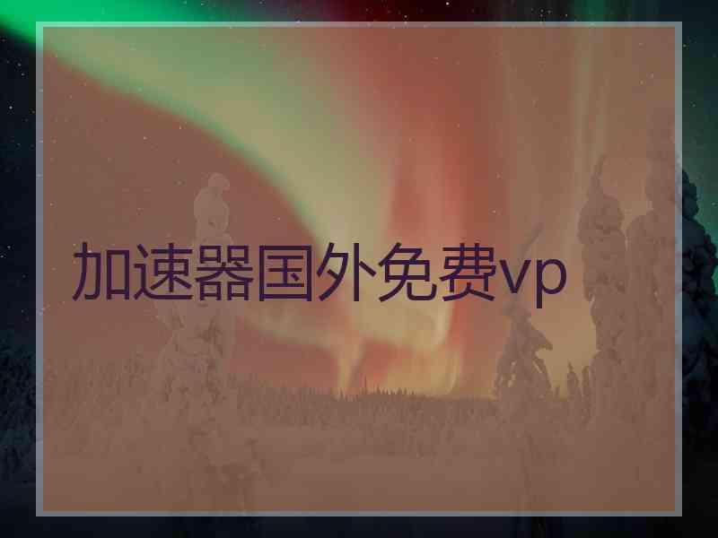 加速器国外免费vp