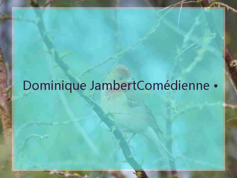 Dominique JambertComédienne •